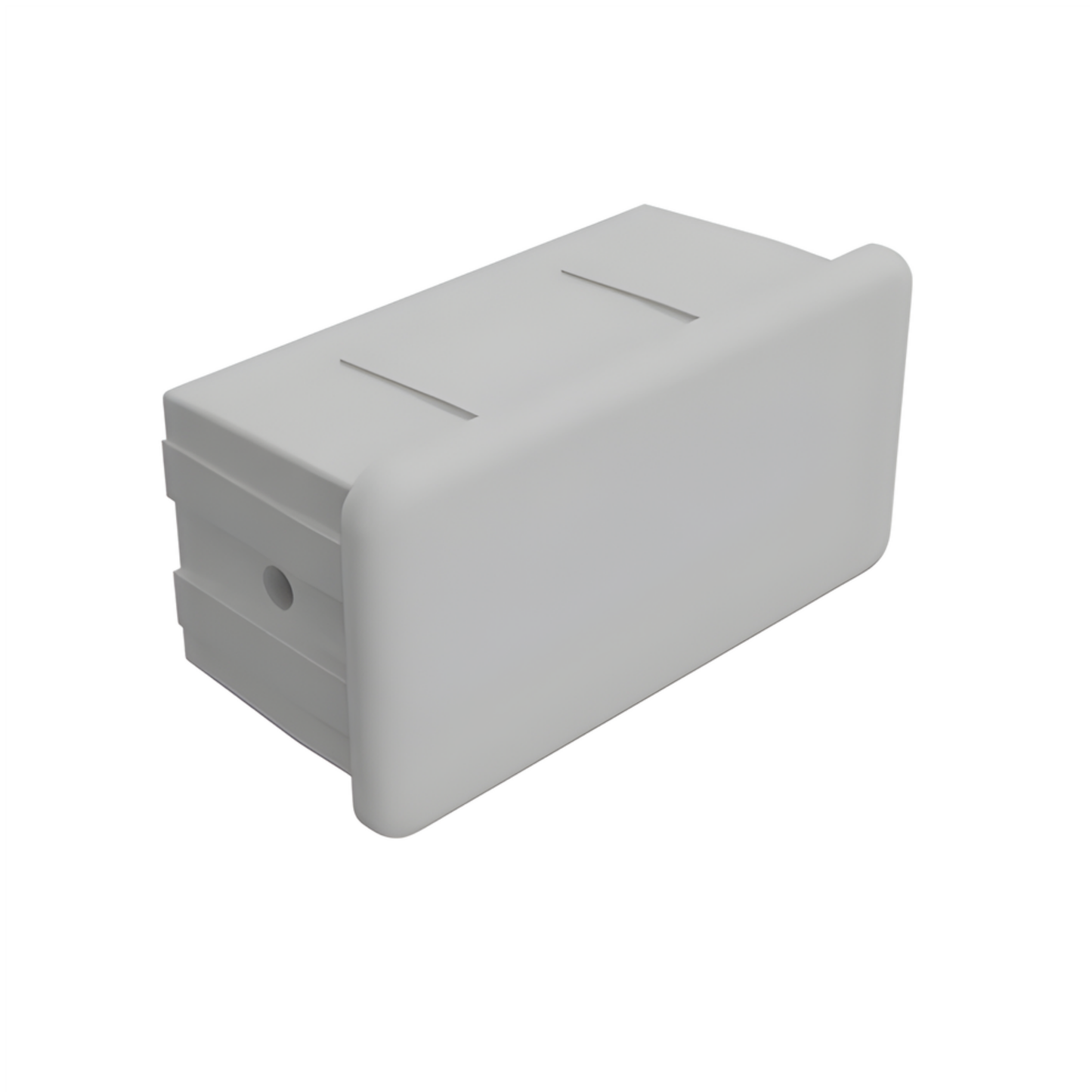 Australis OFFSET - Aluminium END CAP Suits 50mm x 25mm x 3mm RHS