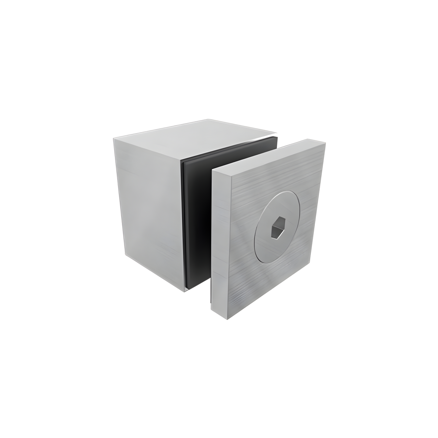GLASS STANDOFF - SQUARE 40x30mm
