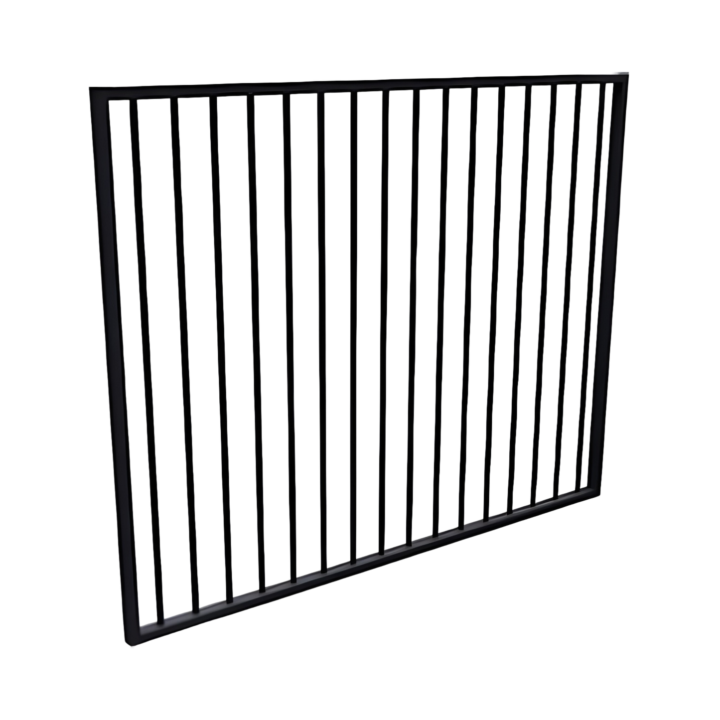 Six Star GATE - Flat Top 1470mm W x 1200mm H -BLACK