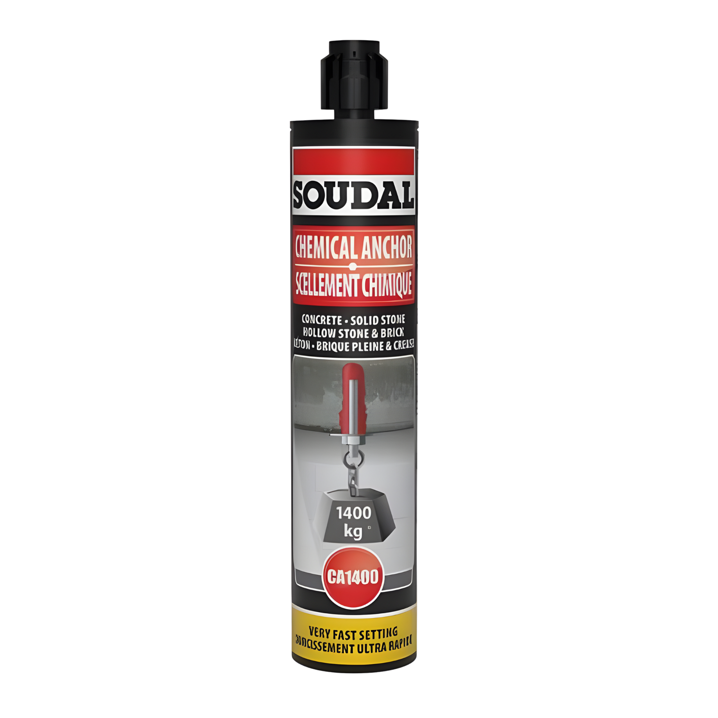 Soudal- CA1400 Chemical Anchor 280ml