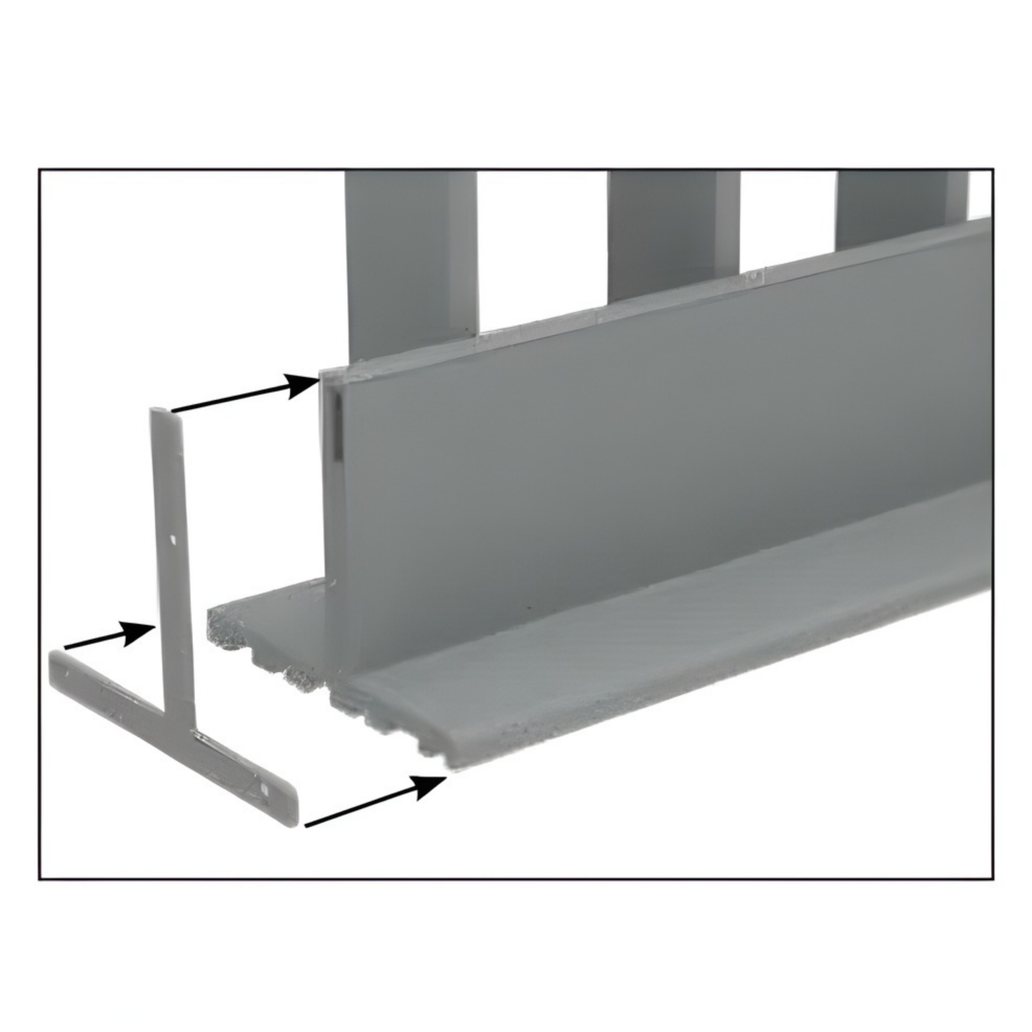 Visor - 2 x Deck Mount End Plates