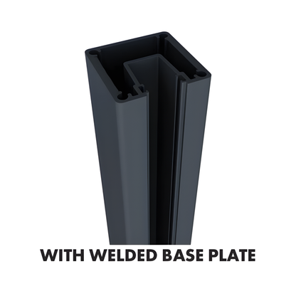 1050mm 1 Way Post with Base Plate