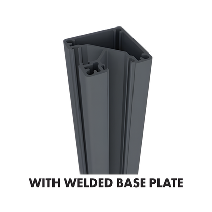 1050mm 90¬∞ Post with Base Plate