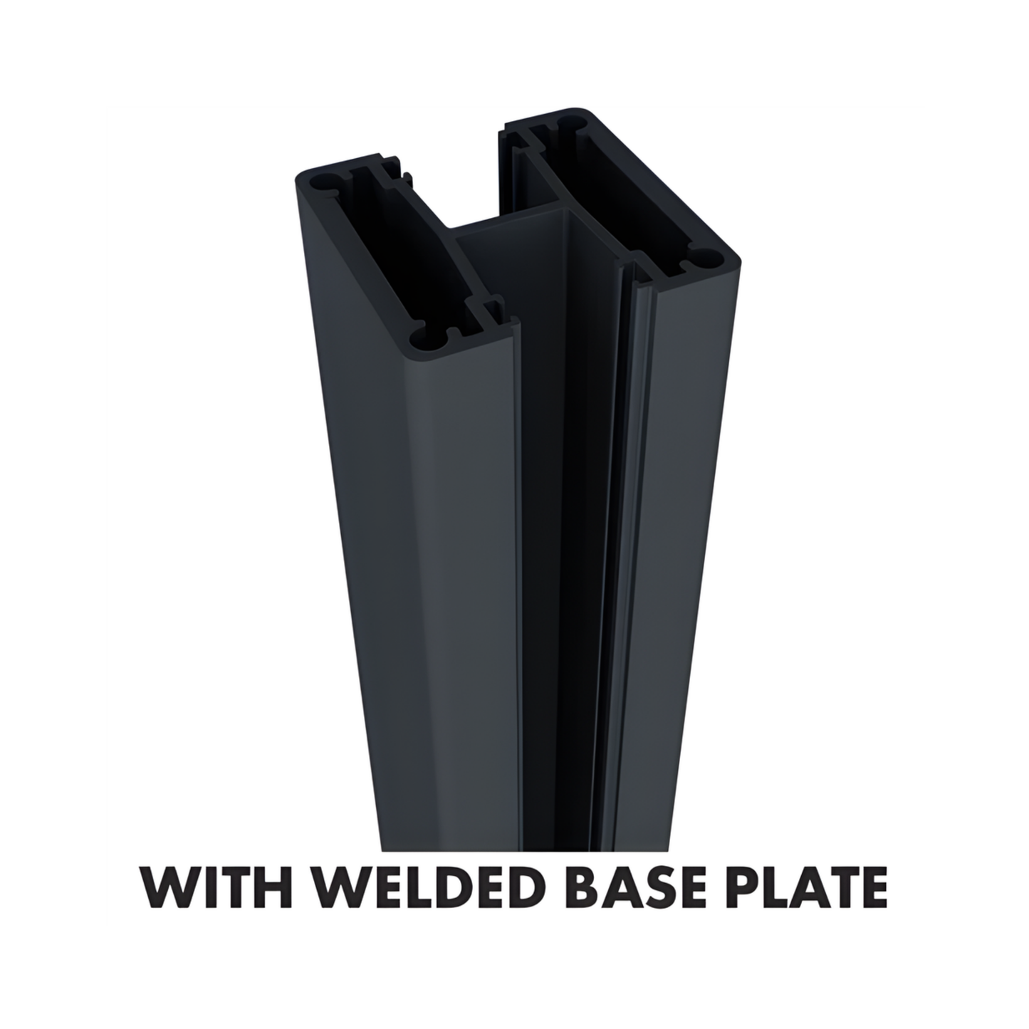 1050mm Deluxe 2 Way post with Base Plate