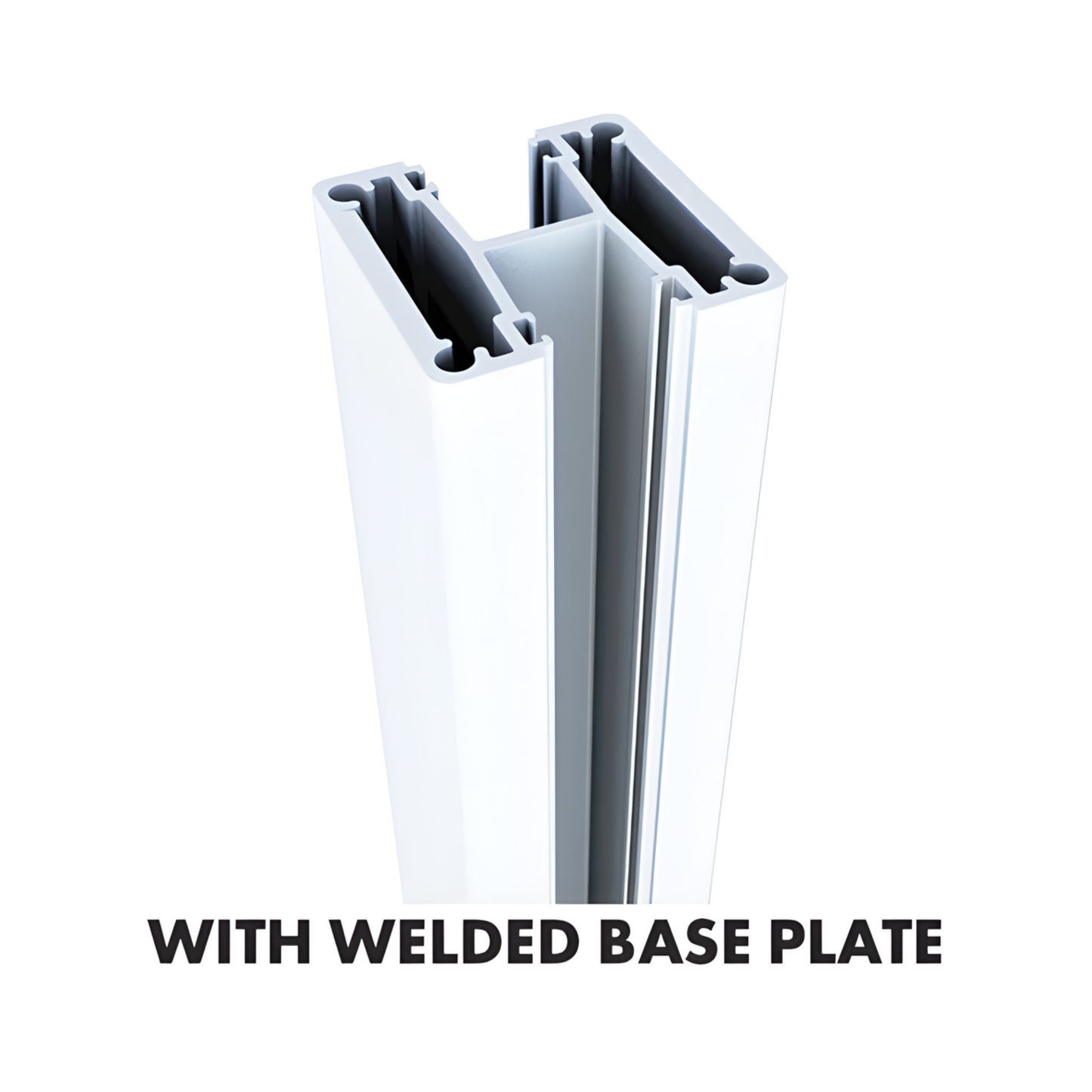 1050mm Deluxe 2 Way post with Base Plate