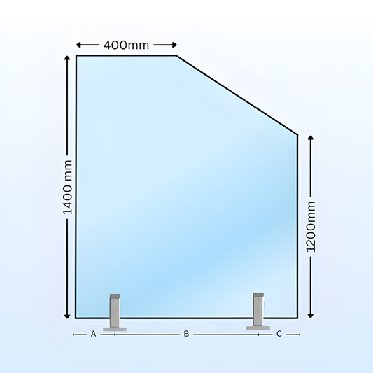 12mm Toughened Glass Retaining Wall Panel
