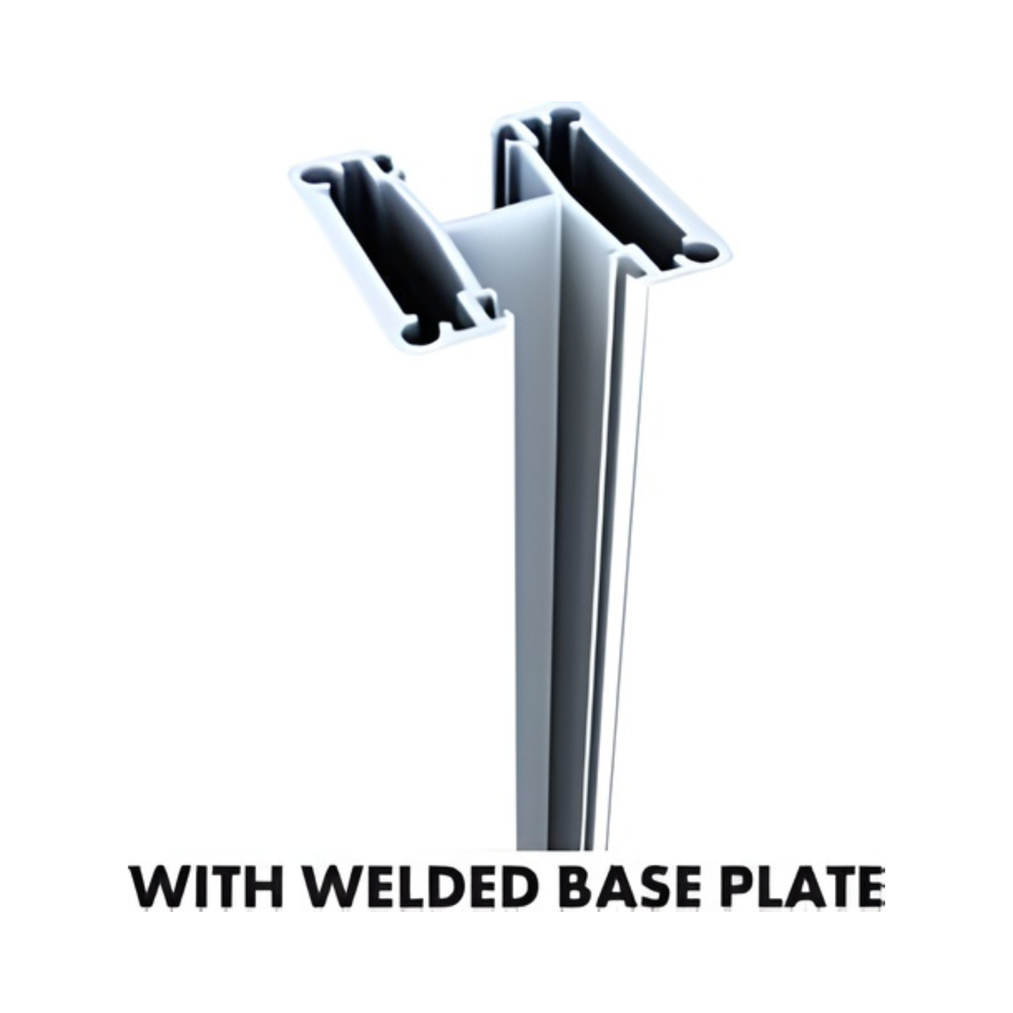 1400mm 2 Way Post with Base Plate