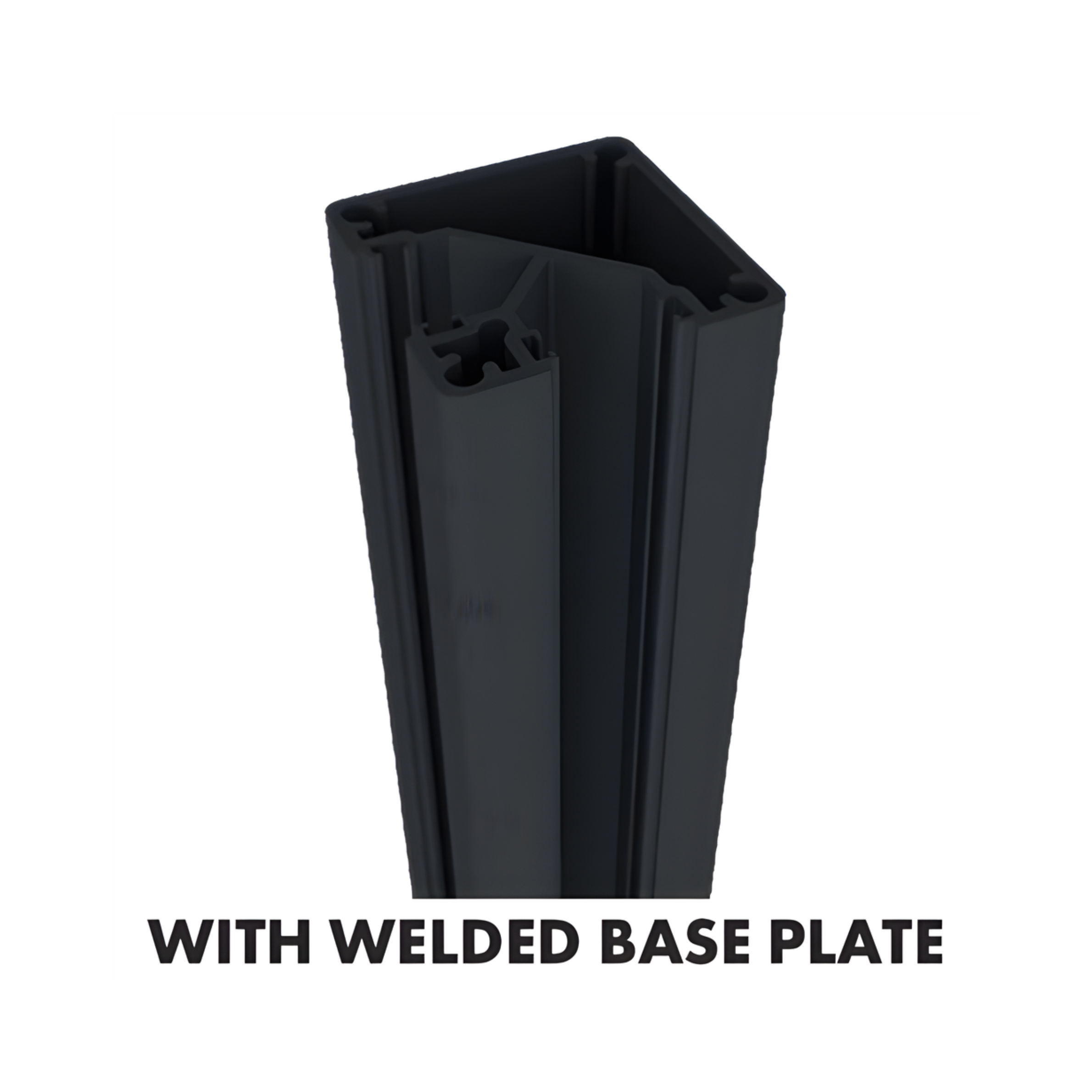 1400mm 90¬∞ Post with Base Plate – DIY FENCING WA