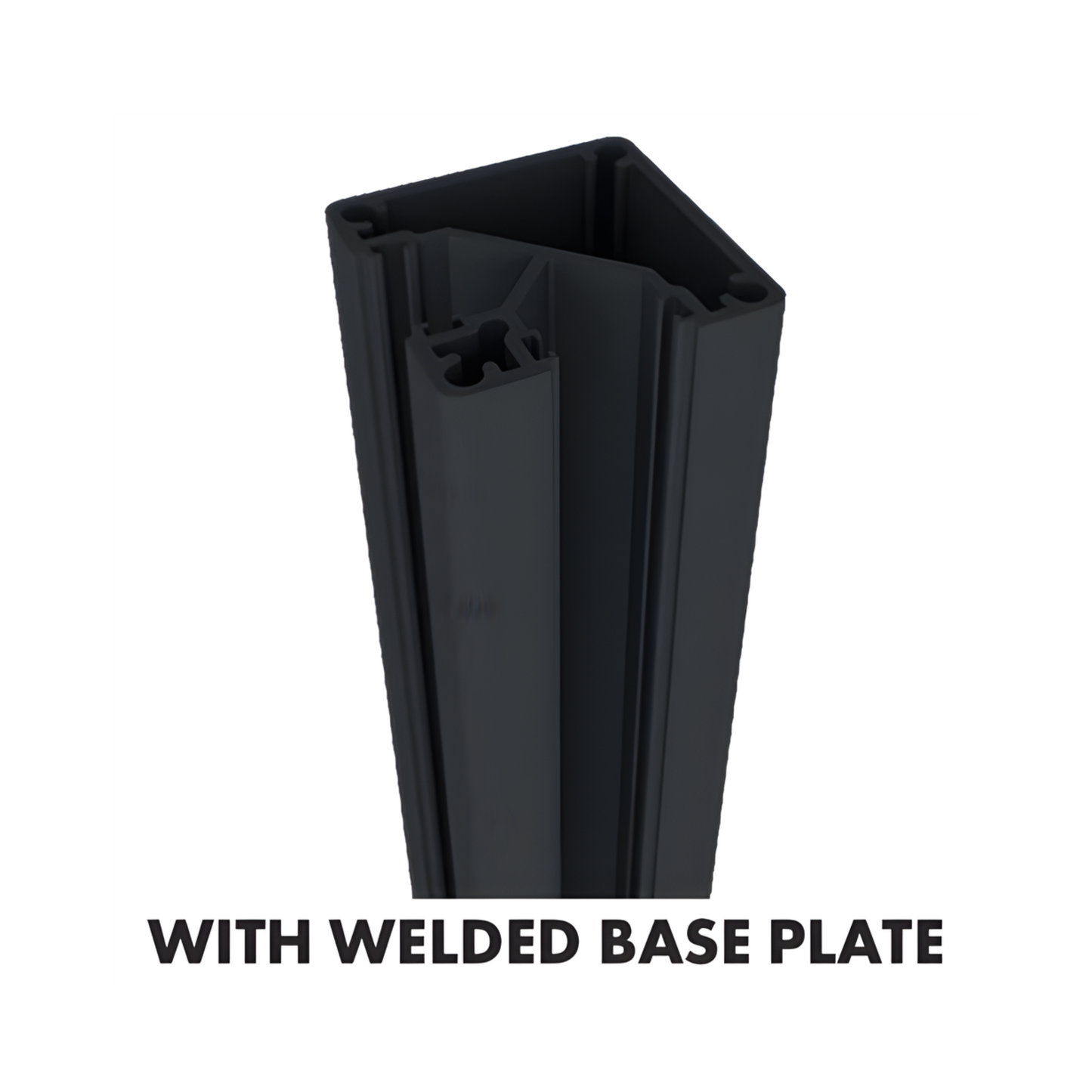 1400mm 90¬∞ Post with Base Plate