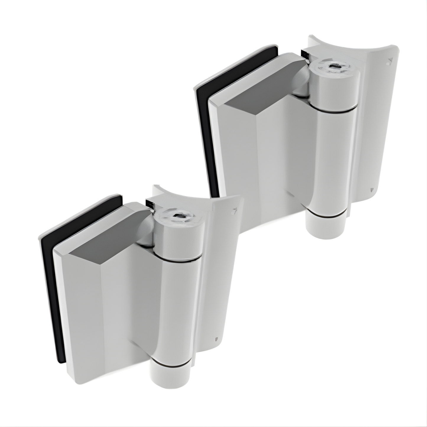 155 Polaris Soft Close - Glass to Rnd Post Hinge