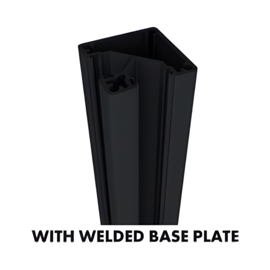 2000mm 90¬∞ Post with Base Plate