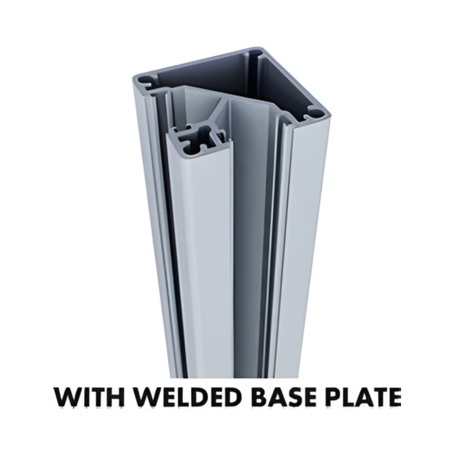 2000mm 90¬∞ Post with Base Plate