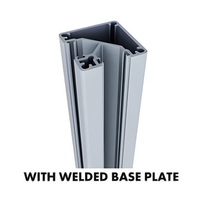 2000mm 90¬∞ Post with Base Plate