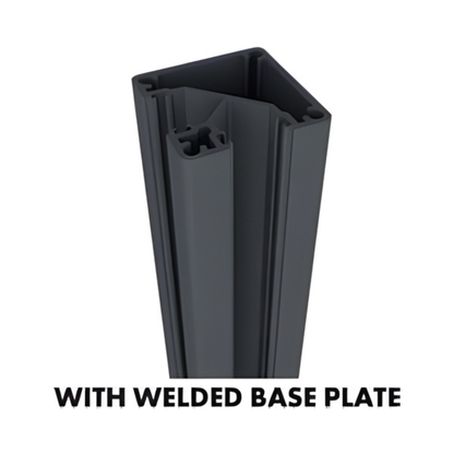 2000mm 90¬∞ Post with Base Plate