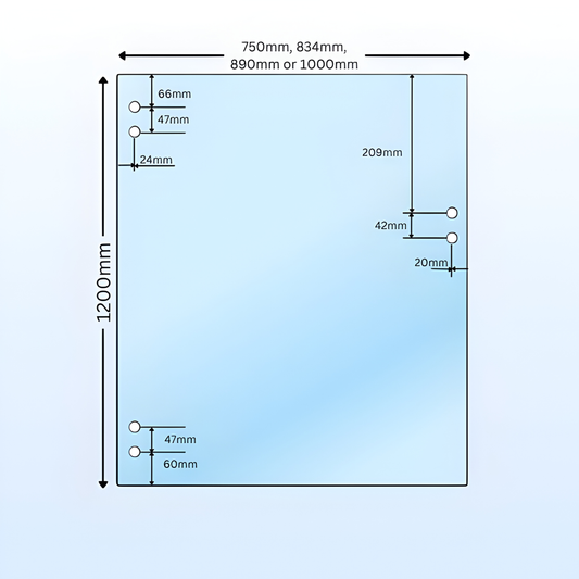 8mm Toughened Glass Gate