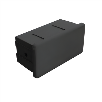 Australis OFFSET - Aluminium END CAP Suits 50mm x 25mm x 3mm RHS