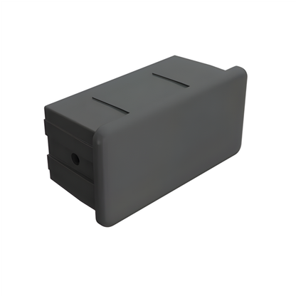 Australis OFFSET - Aluminium END CAP Suits 50mm x 25mm x 3mm RHS
