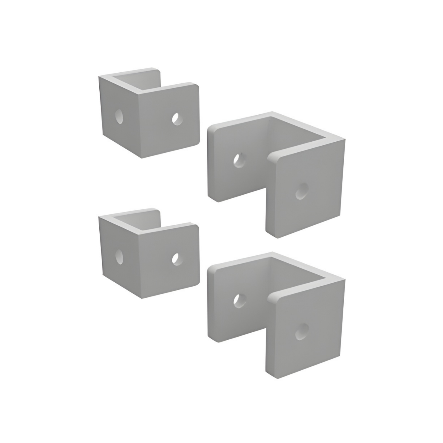 BARR - "C" Bracket 25mmH- 4 pk