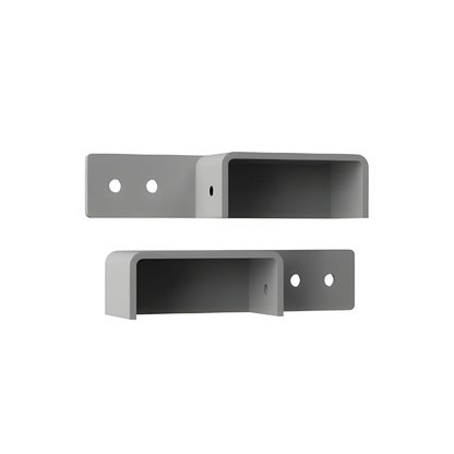 Bracket - Rectangular - Suits 75mm x 30mm Handrail - 2pk