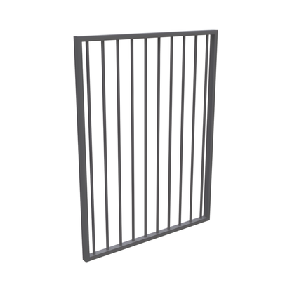 Flat Top Aluminium Pool Gate - 1200mm H x 975mm W