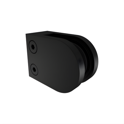Glass Clamp - D front, flat back clamp