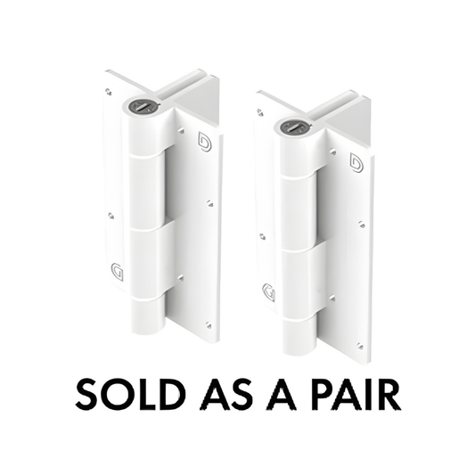 Kwik Fit- Aluminium Hinge (White)