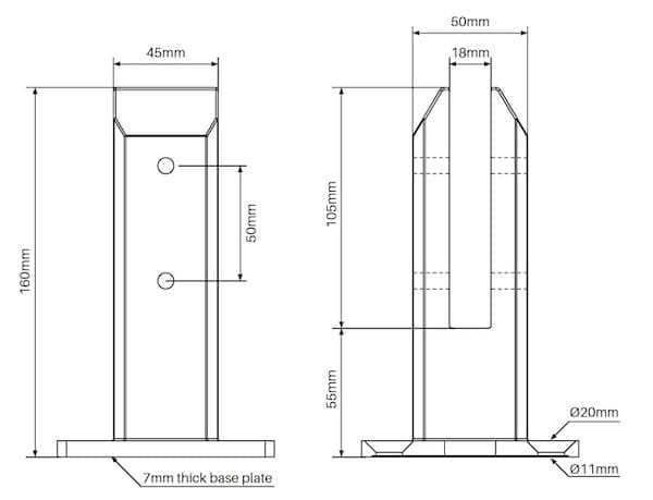 Lifestyle Spigot - Square Base Plated