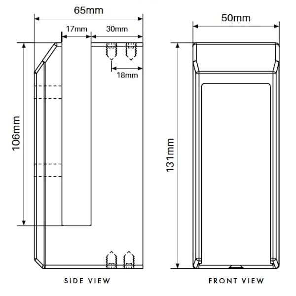 Madrid Spigot - Face Mount Adjustable