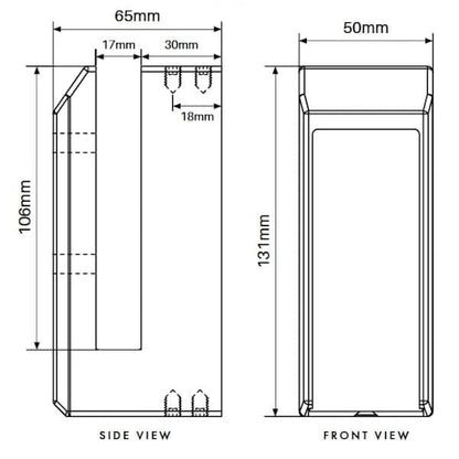 Madrid Spigot - Face Mount Adjustable