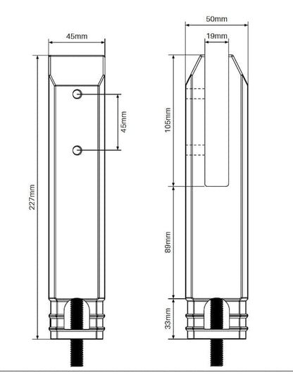 Madrid Spigot - Square Core Drill