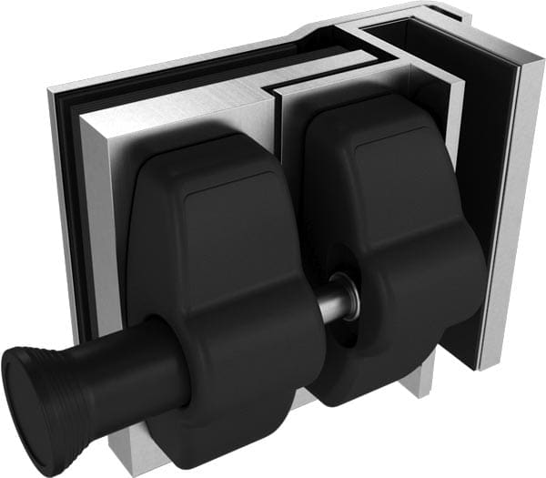 Master Range Glass to Glass 90 Degree External Latch Kit