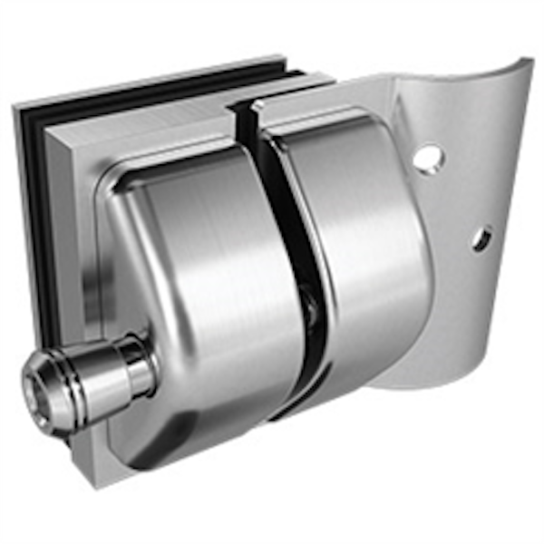 Master Range Glass to Round Post Stainless Steel Latch