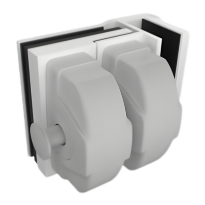 Master Range Glass to Glass 90 Degree External Latch Kit