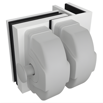 Master Range Glass to Glass 90 Degree Internal Latch Kit