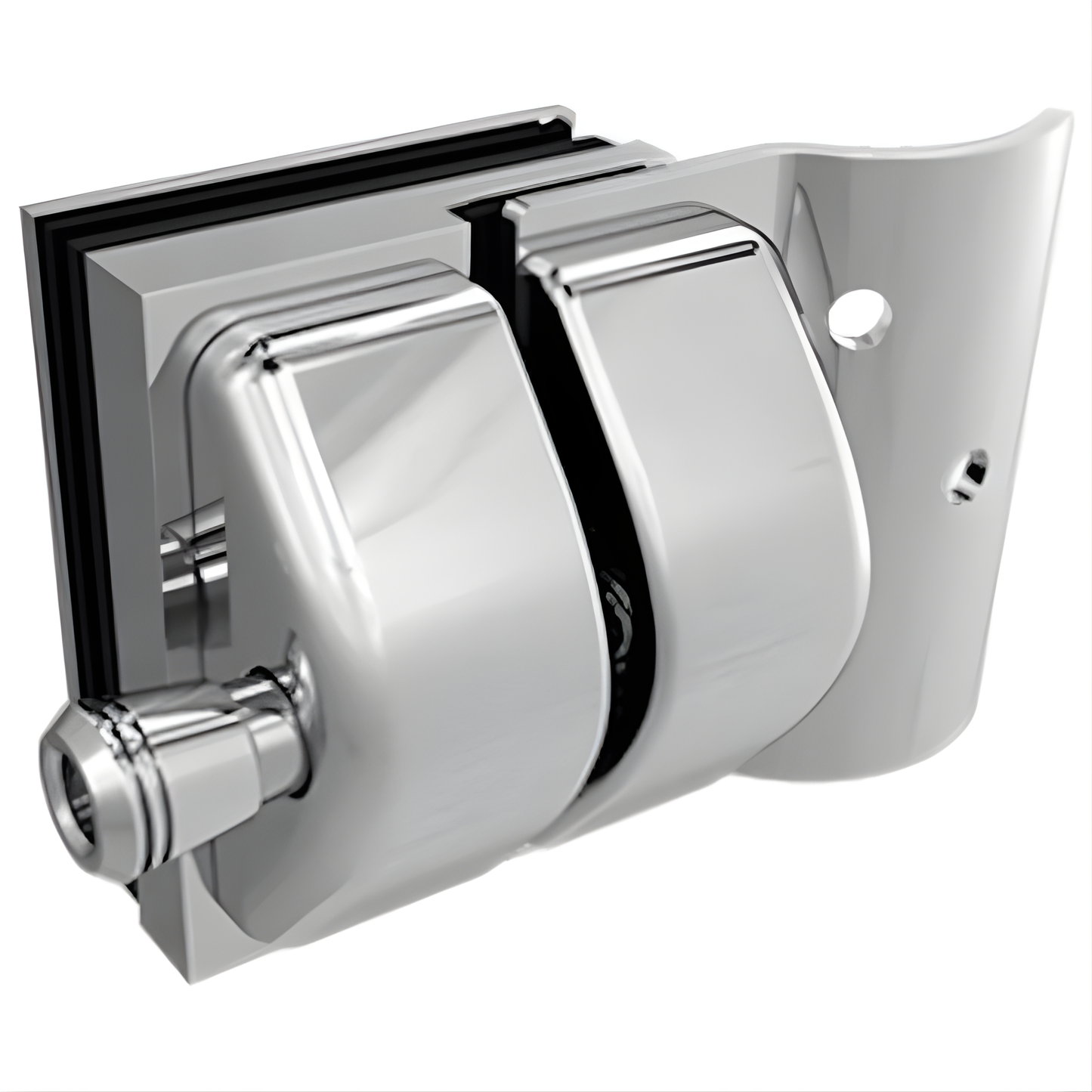 Master Range Glass to Round Post Stainless Steel Latch