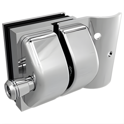 Master Range Glass to Round Post Stainless Steel Latch