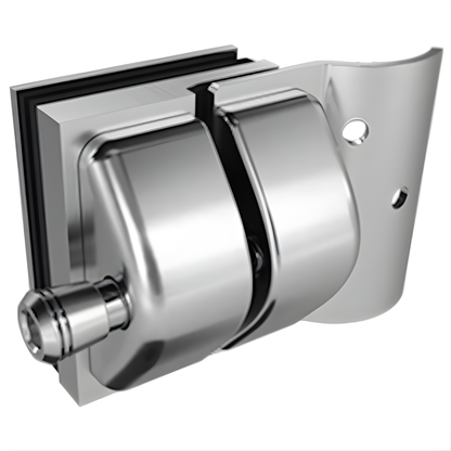 Master Range Glass to Round Post Stainless Steel Latch