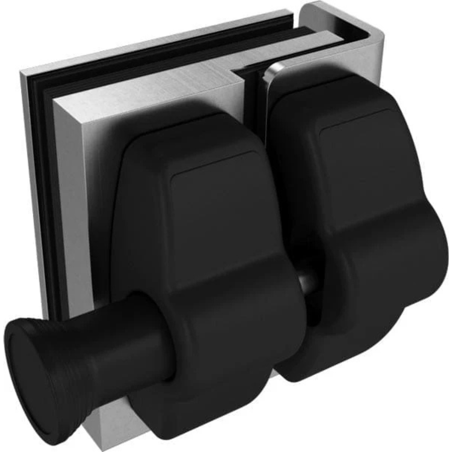 Master Range Glass to Wall Latch Kit