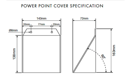 Power Point Cover - polycarb plastic