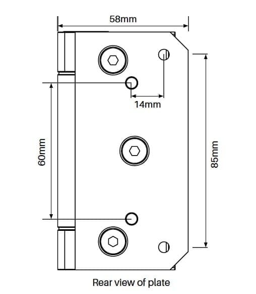 155 Polaris Soft Close - Glass to Post / Wall Hinge