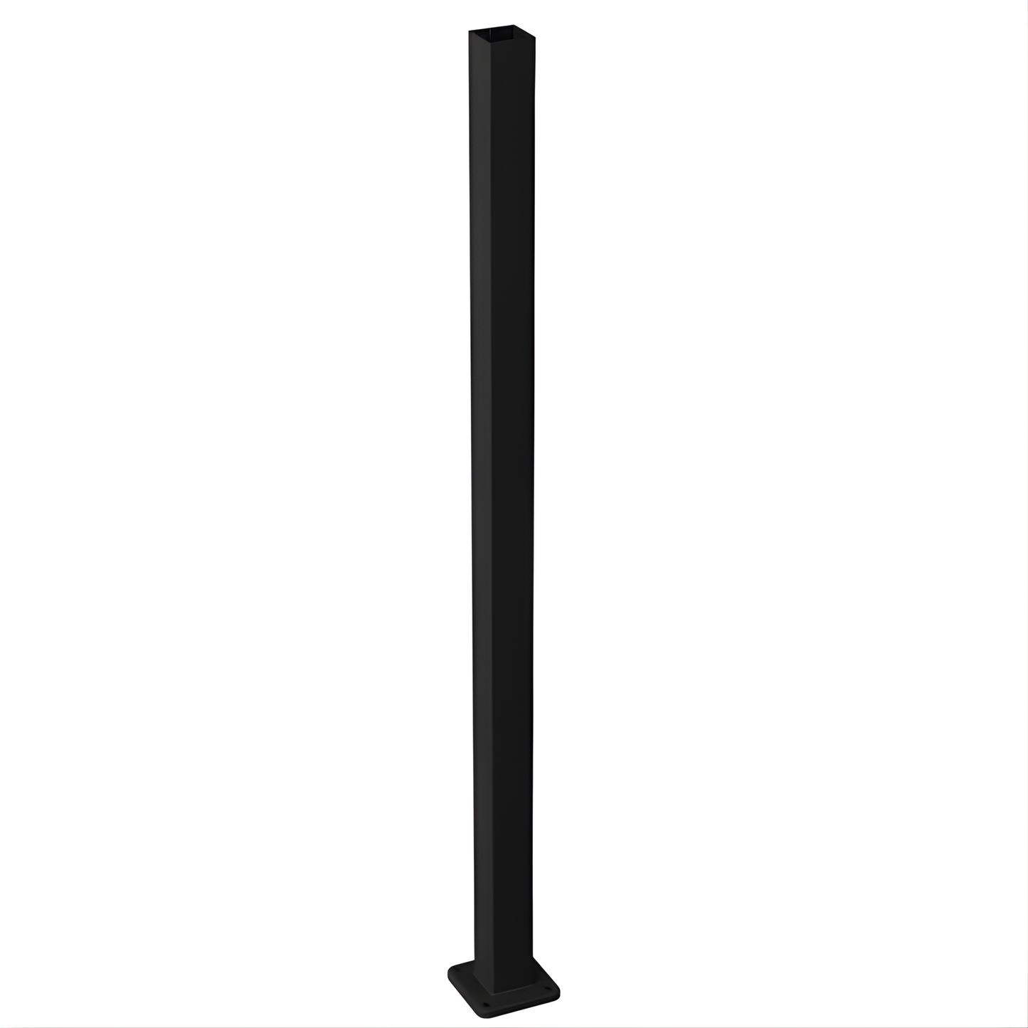 Post with BP - 1050mm x 50mm x 50mm with 100mm sq Base Plate