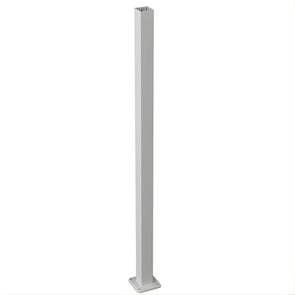 Post with BP - 1050mm x 50mm x 50mm with 100mm sq Base Plate