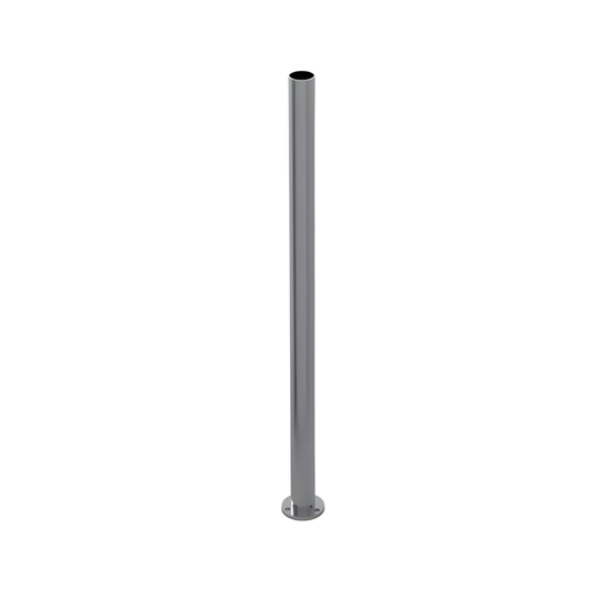 Stainless Steel 1000mm Post with Base Plate