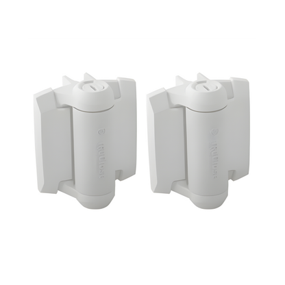 Tru Close- Hinge Set - Adjustable Tension - White