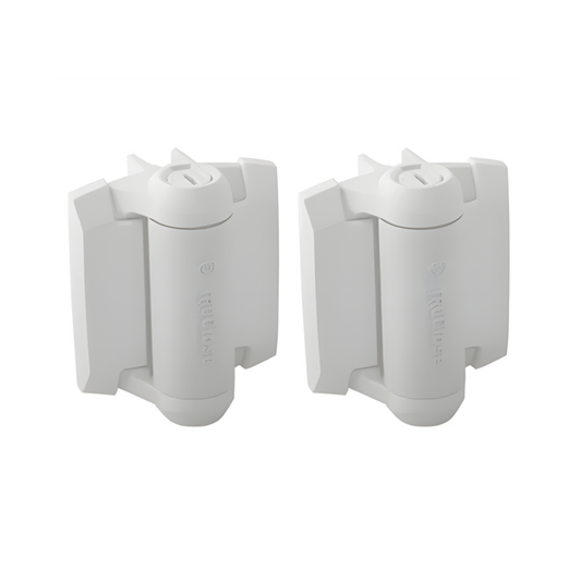 Tru Close- Hinge Set - Adjustable Tension - White