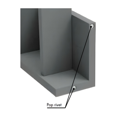 Visor - Face Mount End Plates - 2 Pack