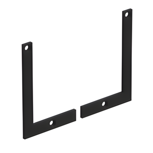 Visor - Face Mount End Plates - 2 Pack