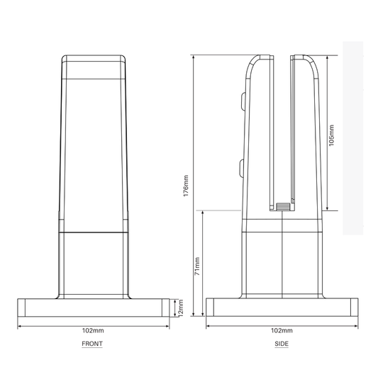 INSULUXE -Base Plated Spigot