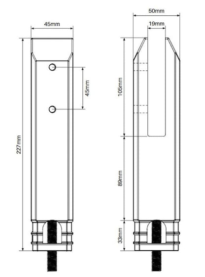 Madrid Spigot - DELUXE Square Core Drill