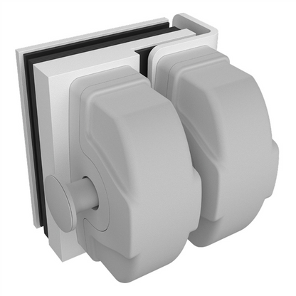 Master Range Glass to Wall Latch Kit
